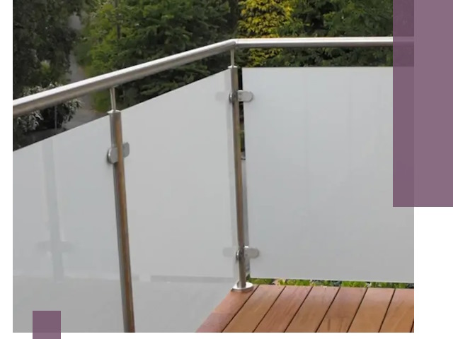 Алюминиевые парапеты для балконов и террас в Каспийске