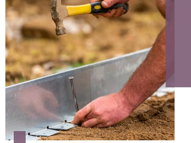 Монтаж металлических бордюров в Каспийске быстро и качественно