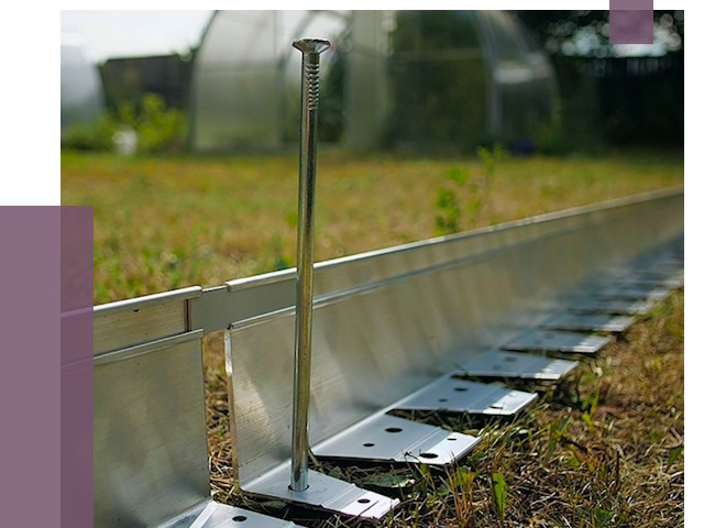 Металлические бордюры для газона в Каспийске от 4276 руб. | ПРОЛЁТ-Ксп