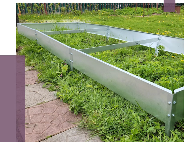 Металлические бордюры для грядок в Каспийске от 1782 руб. 