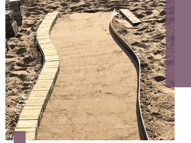 Металлические бордюры для тротуаров в Каспийске — прочные и долговечные