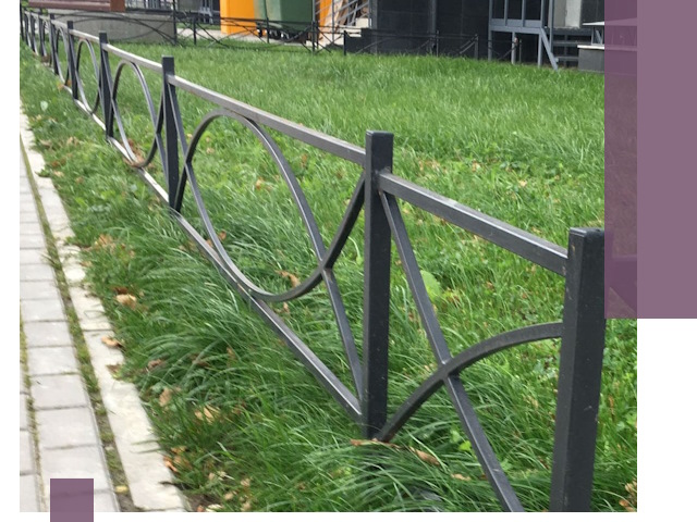 Газонные ограждения из металла в Каспийске — монтаж и продажа
