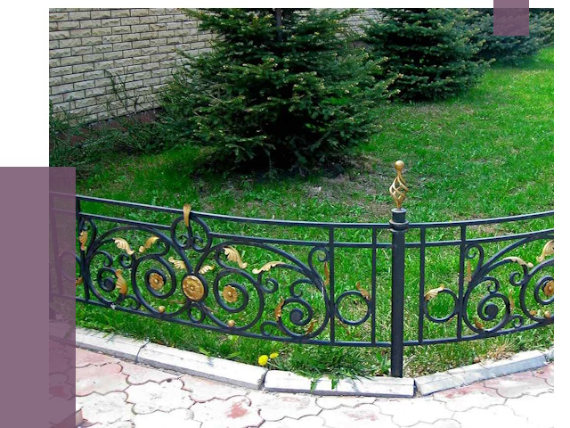 Кованые газонные ограждения в Каспийске от 7585 руб. — ПРОЛЁТ-Ксп