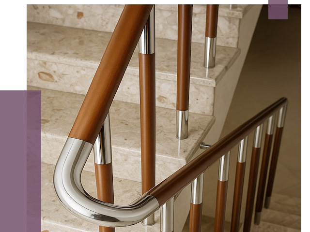 Монтаж поручней в Каспийске от 9672 руб. монтаж под ключ | ПРОЛЁТ-Ксп