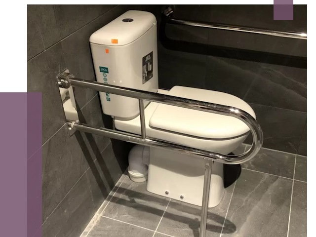 Поручни для санузлов в Каспийске от 4276 руб.  | ПРОЛЁТ-Ксп