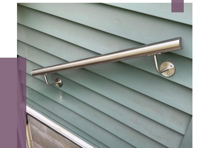 Поручни из нержавеющей стали в Каспийске от 7636 руб.  | ПРОЛЁТ-Ксп